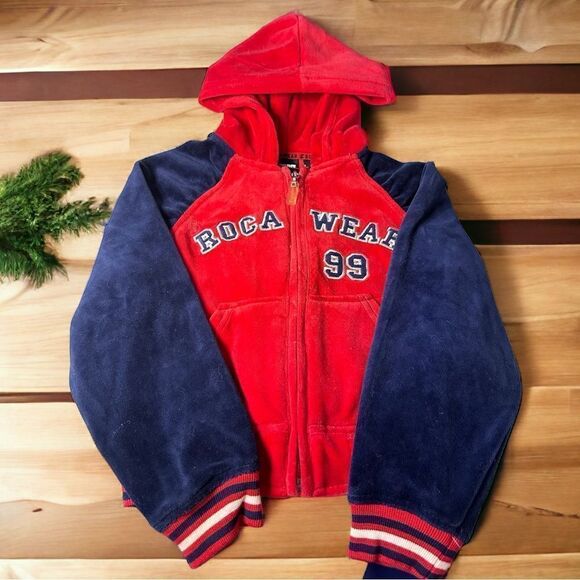 NWT Rocawear Velour Hooded Zipper Sweatshirt (5) - Picture 1 of 10